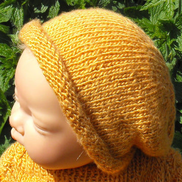 BABY ROLL BRIM SILK SLOUCH KNITTING PATTERN - MADMONKEYKNITS