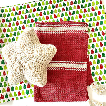 Candy Cane Baby Blanket