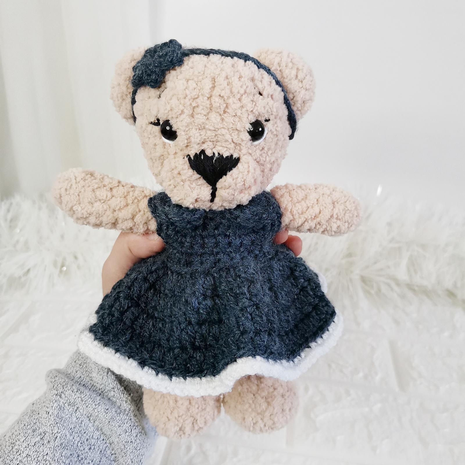 Plush Teddy Bear in Dress