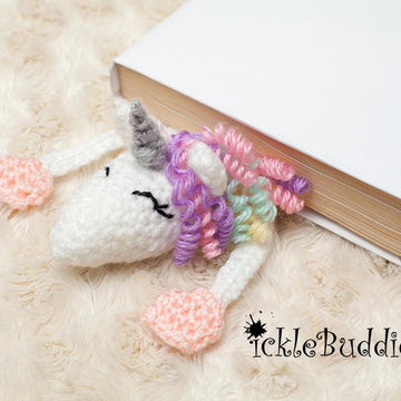 Bookmark  - Unicorn CROCHET PATTERN - UK Terminology - pdf Digital download
