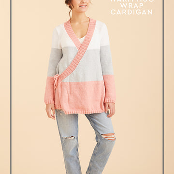 Warm Hug Wrap Cardigan - Free Knitting Pattern For Women in Paintbox Yarns Simply DK