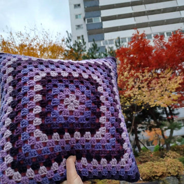 Blueberries Bouquet Granny Cushion