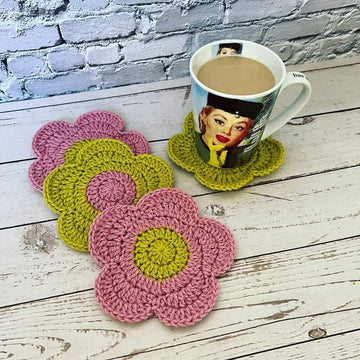 Flower Power Coasters - 5 Petals