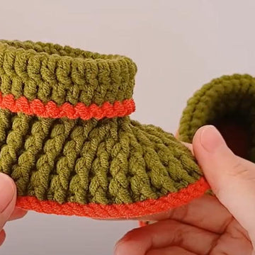Cuffed High-Top Baby Shoes