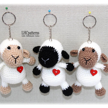 Sheep Keychain Crochet Pattern