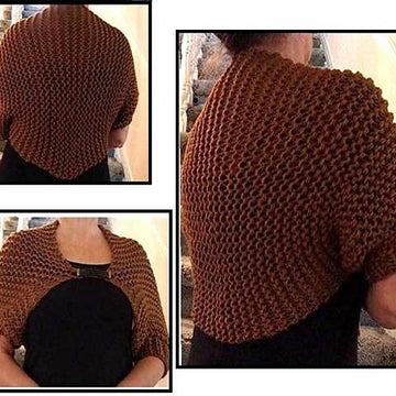 627 KNIT SHRUG, WOMEN'S CARDIGAN SWEATER