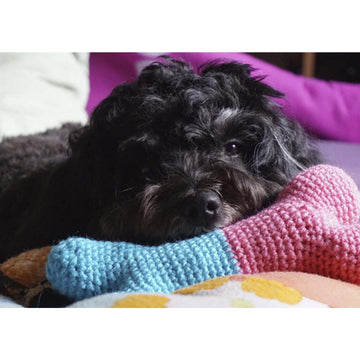 Häkelanleitung Hundespielzeug "Knochen" ♥