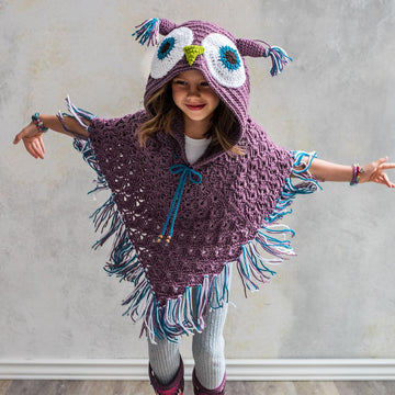 Hooded Owl Poncho