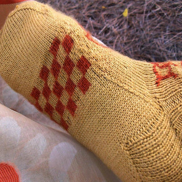 Knit Body Art Lucky Lotus Socks