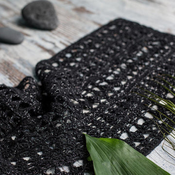 Diamond weave scarf