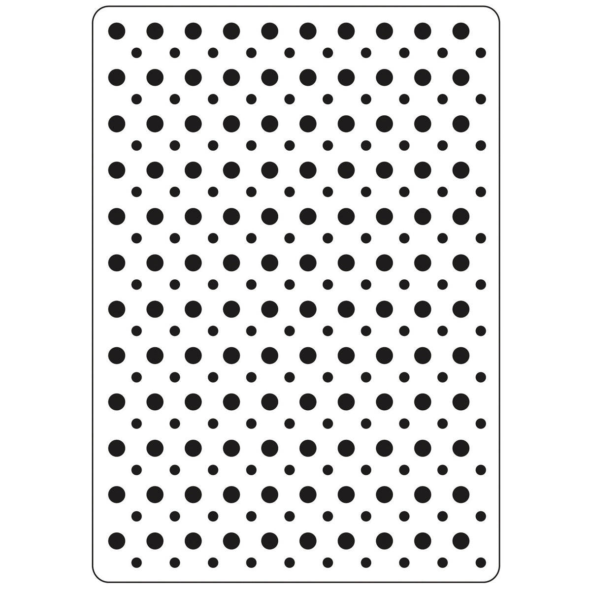 Darice Embossing Folder 4.25"X5.75" - Polka Dot Background