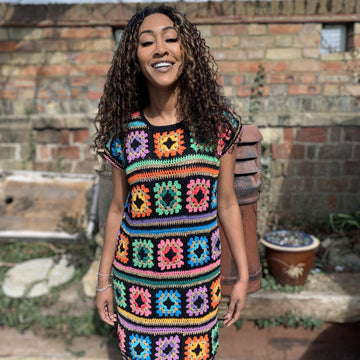 Glastonbury Granny square Dress