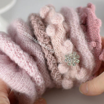 Ella - knitted scrunchies