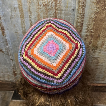 Striped Beanie -- a loom knit pattern