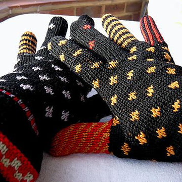 Funky fair-isle glove