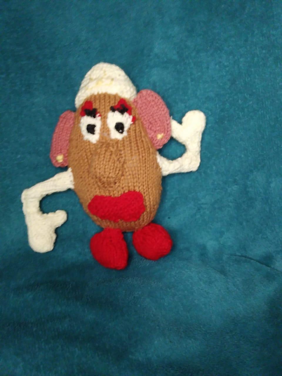 Knitted Mrs. Potato Head