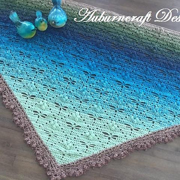On The Wings of a Dragonfly Shawl