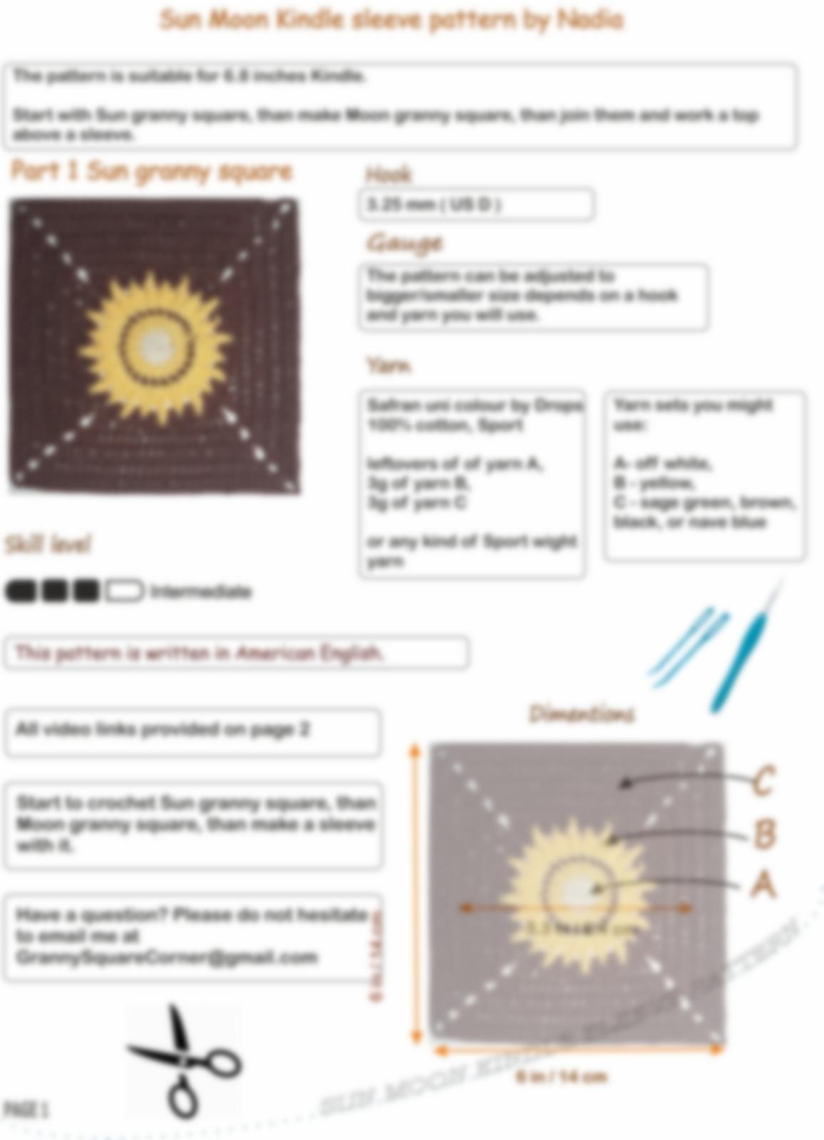 Sun moon kindle sleeve