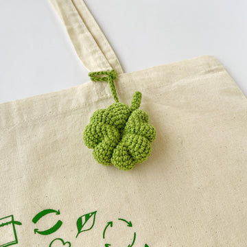 Clover crochet keychain amigurumi pattern Crochet keyring bag charm pattern Crochet car mirror hanging