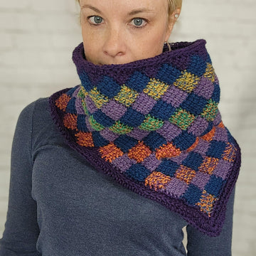 Entrelac Bandana