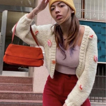 Embroider-me, cardigan