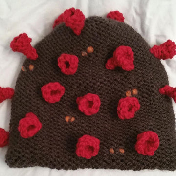 Coronavirus Knitted Hat