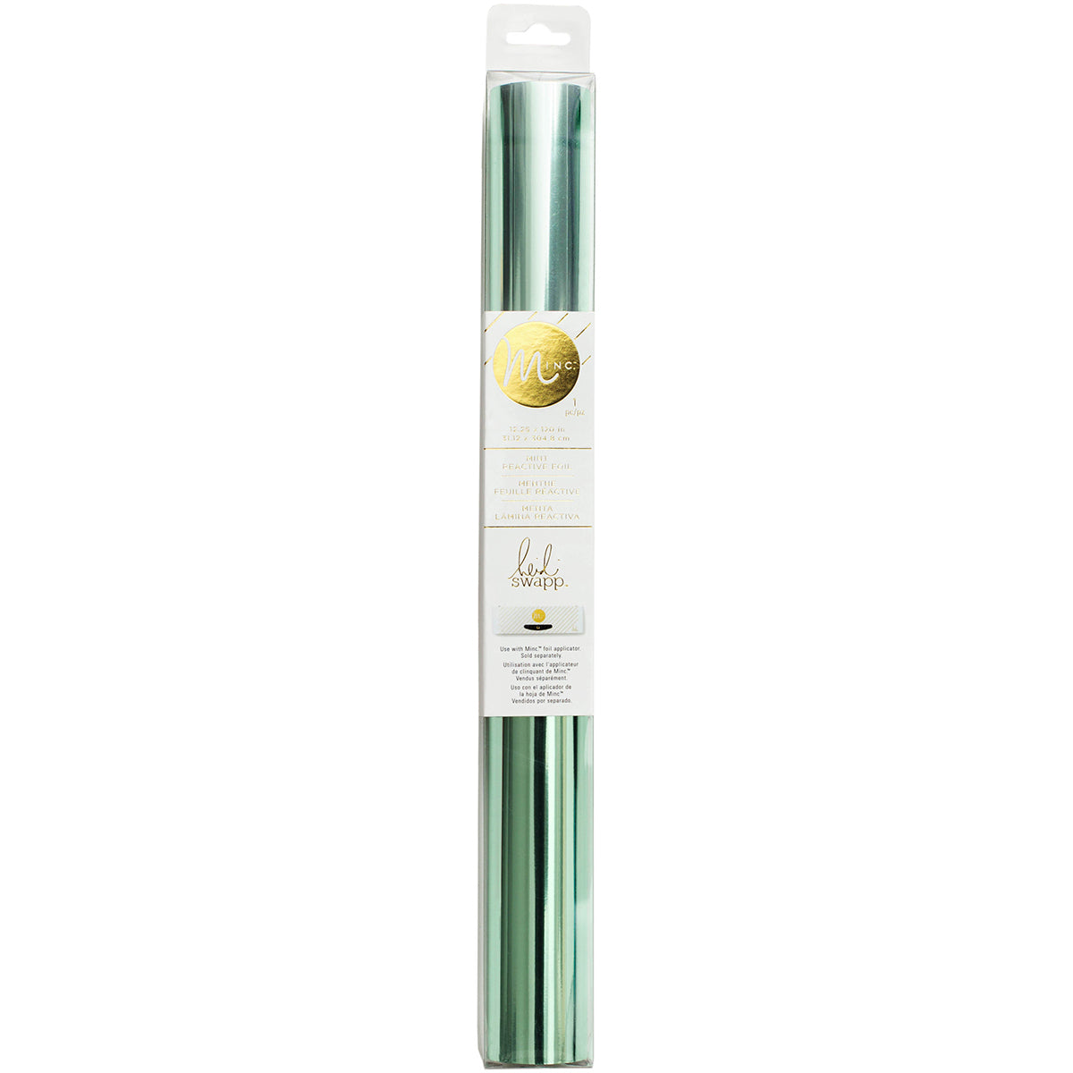 American Crafts Heidi Swapp Minc Reactive Foil 12.25" - Mint 10' Roll
