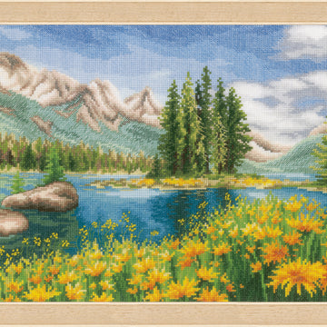Vervaco Counted Cross Stitch Kit Mountain Landscape Cross Stitch Kit