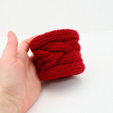 A06 Cabled Cuff Bracelet