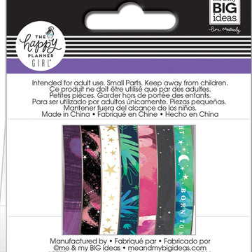 Happy Planner Washi Tape 6mmX6.5yd Each 7/Pkg - Stargazer