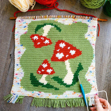 Mushroom Love Wall Hanging