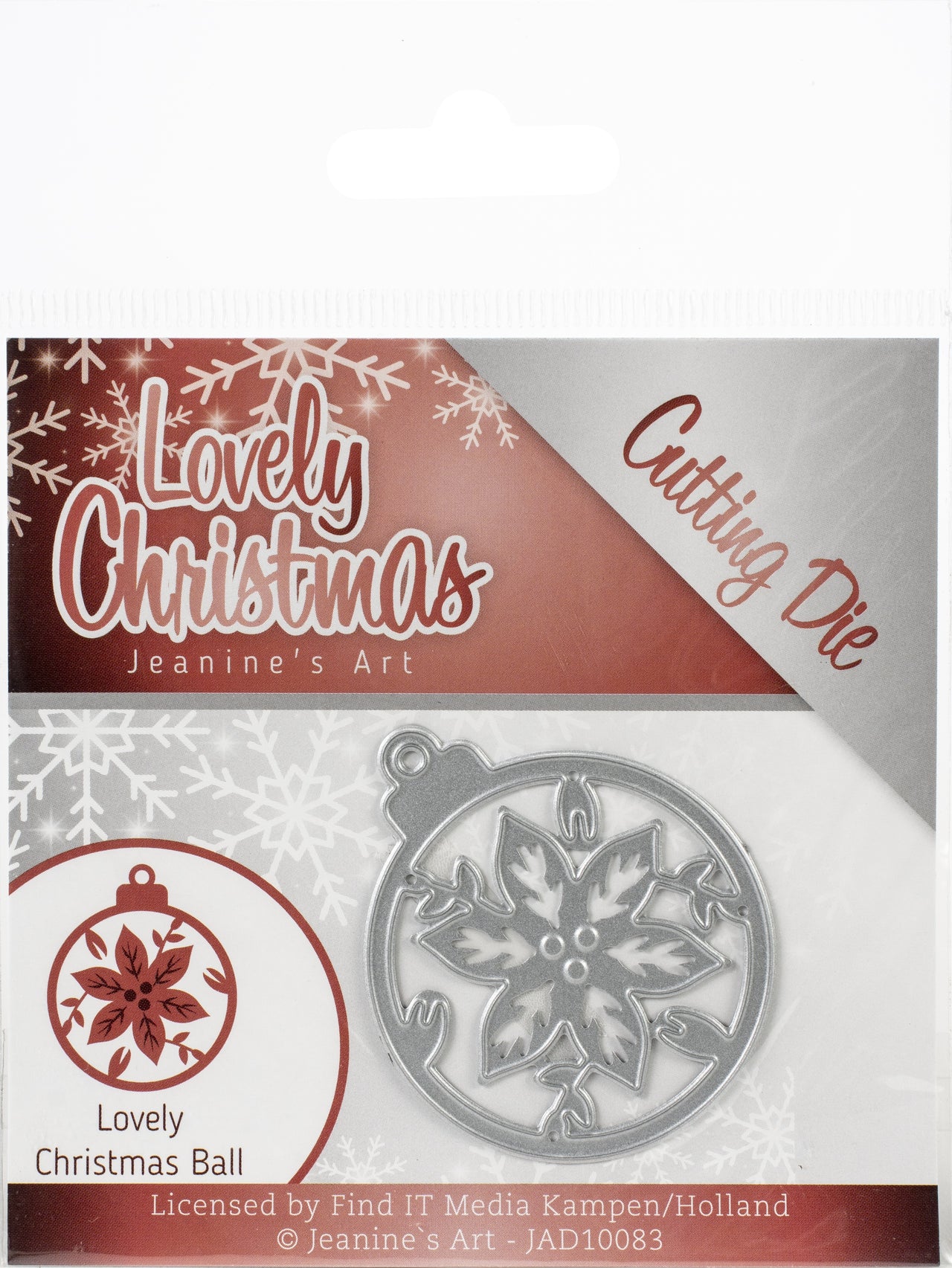 Find It Trading Jeanine's Art Die - Christmas Ball, Lovely Christmas