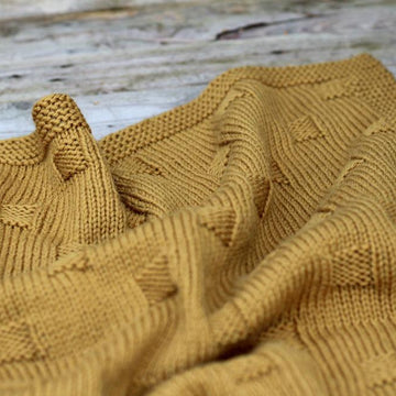 Bryn Knit Blanket Worsted
