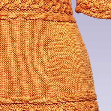 Cable Trim Pullover #175