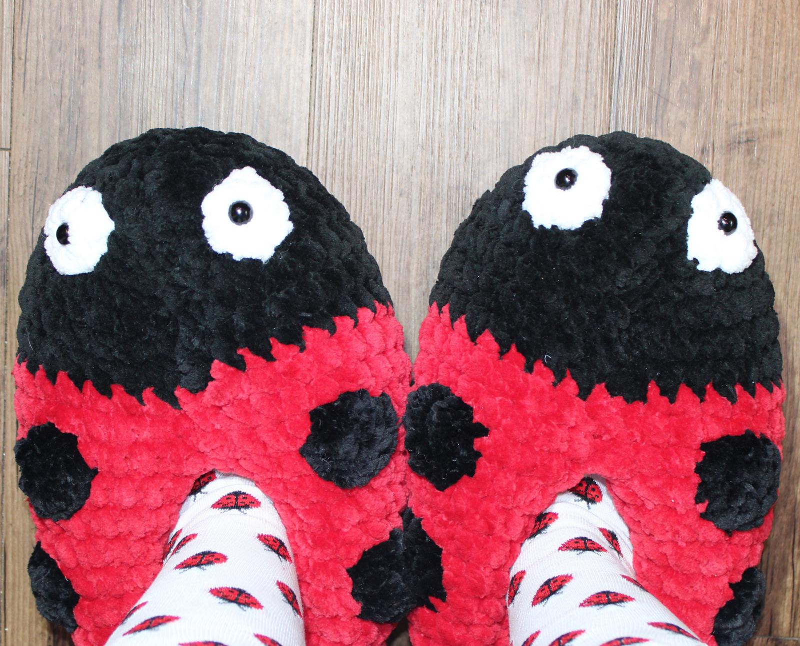 Ladybug Slippers Adult
