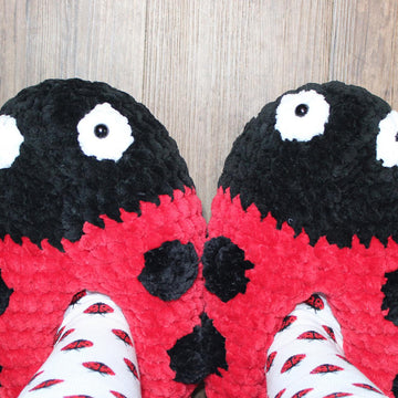 Ladybug Slippers Adult