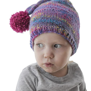Easy Pom Pom Stocking Cap