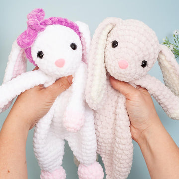 Crochet Bunny Lovey Pattern – Bunny Snuggler Crochet Pattern