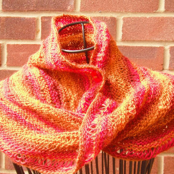 Fiery Moebius Cowl