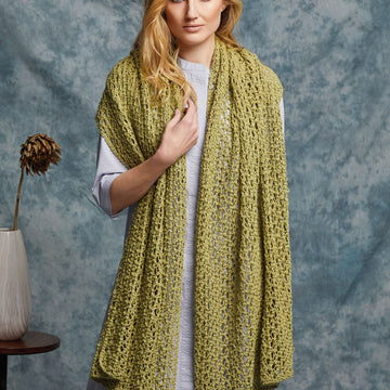 Rocket Shawl in Rowan Creative Linen - ZB298-00016-UK - Downloadable PDF