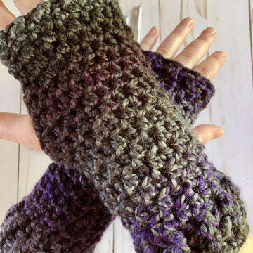 Amethyst mitts