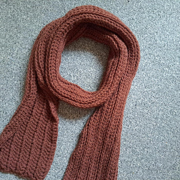 Crochet Elegant Man Scarf Pattern