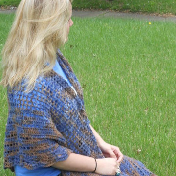 Fuchsia Fiesta Shawl