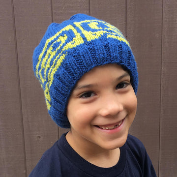 Knit Mix Tape Beanie