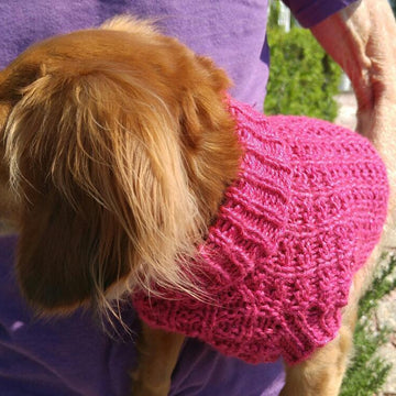 Dog Waffle Stitch Sweater