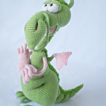 026 Dragon with a hat and scarf Ravelry