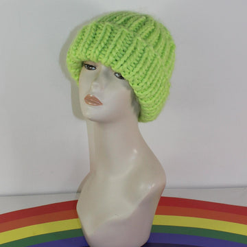 Very Super Chunky Rib Beanie Hat Circular