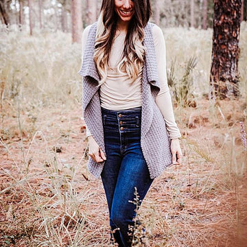 Sutherland Waterfall Crochet Vest