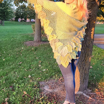 Fall Leaves Shawl