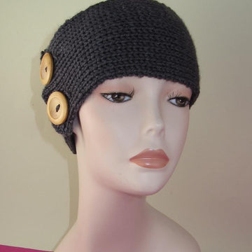2 Button All Rib Headband